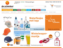 Tablet Screenshot of deschenker.nl